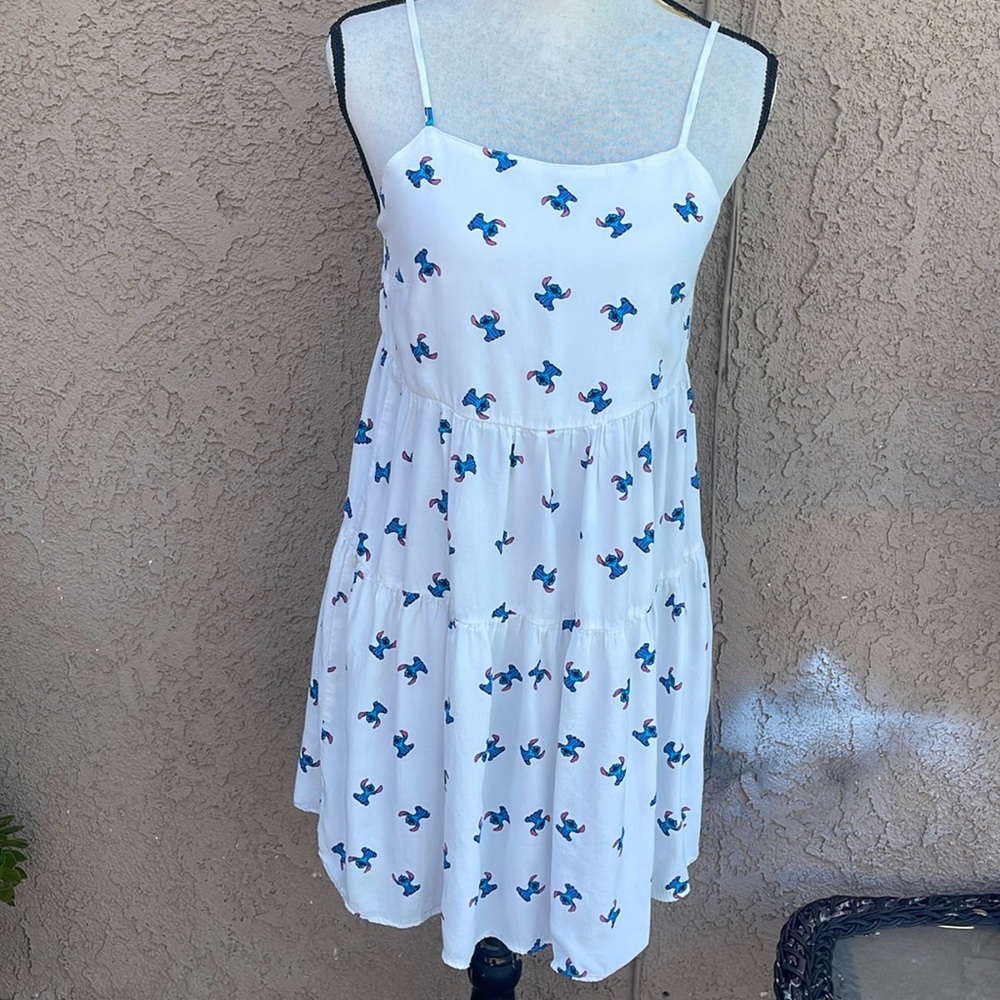 Disney Primark Stitch ladies Dress Sz S Summer Beach